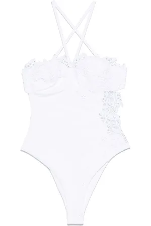 ERMANNO SCERVINO Lace Detail Swimsuit
