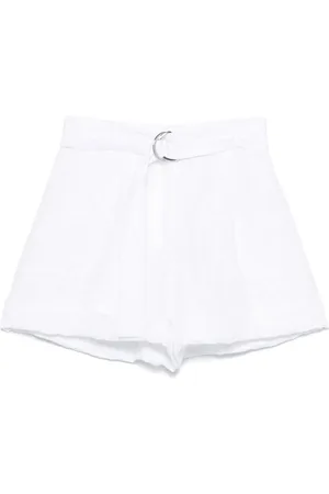 ERMANNO SCERVINO Cotton Belted Shorts