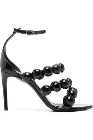 Alaïa Leather Heel Sandals