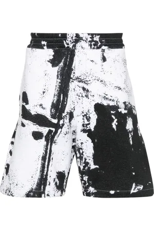 Alexander McQueen Printed Organic Cotton Shorts