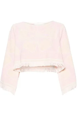 ZIMMERMANN Logo Towelling Cropped Top