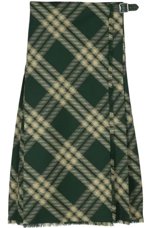 Burberry Wool Midi Skirt