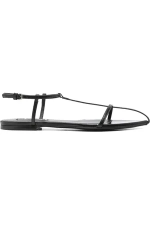 Jil Sander Leather Flat Sandals
