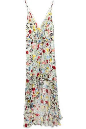 ALICE+OLIVIA Tara Printed Long Dress
