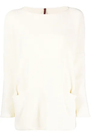 DANIELA GREGIS Cotton Boat Neck Sweater