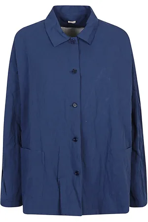 Apuntob Denim Cotton Caban Jacket