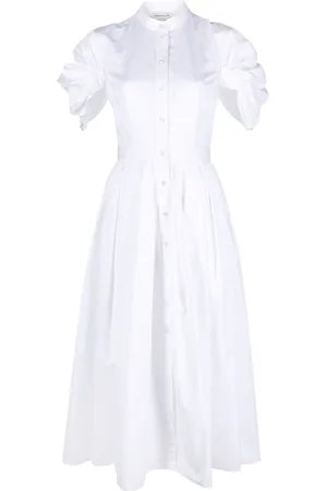 Alexander McQueen Organic Cotton Midi Dress