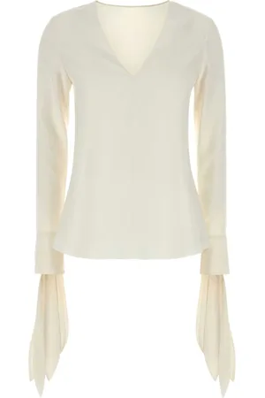 Givenchy Silk V-Necked Blouse