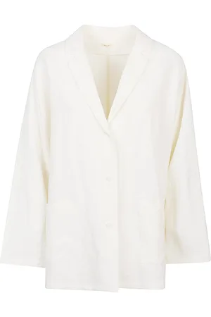 Apuntob Linen Single-Breasted Jacket