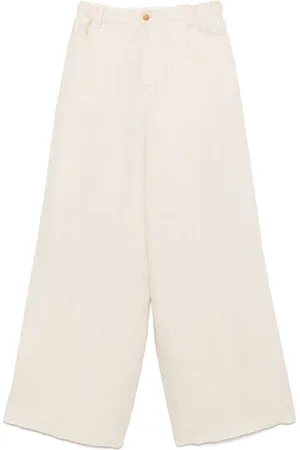 ALYSI Linen Wide Leg Trousers