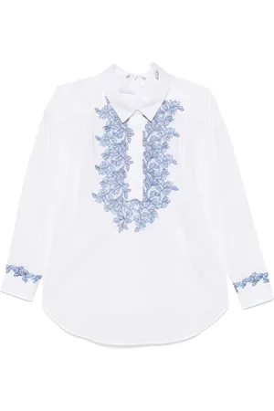 ERMANNO SCERVINO Cotton Embroidered Blouse