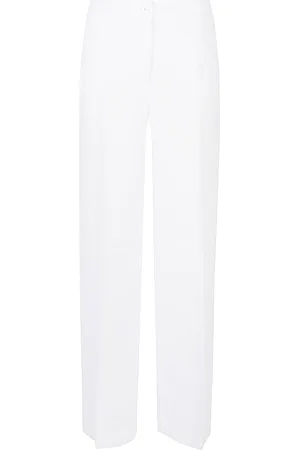 VIA MASINI 80 Linen Blend Trousers