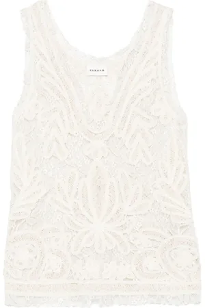 PAROSH Lace Top