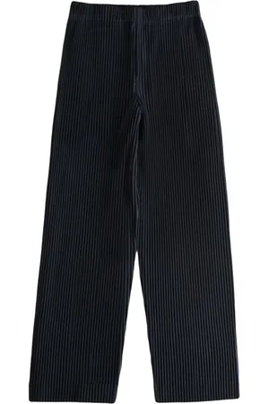 Issey Miyake Pleated Straight Trousers
