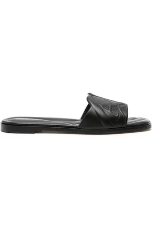 Alexander McQueen Seal Leather Flat Sandals