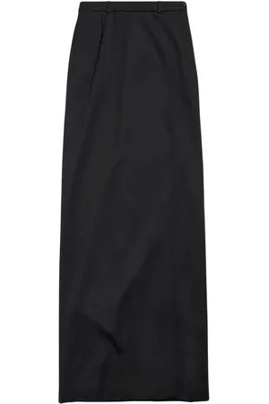 Balenciaga Wool Midi Skirt