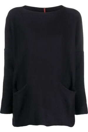 DANIELA GREGIS Cotton Boat Neck Sweater