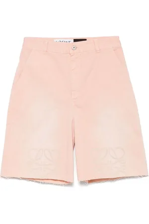Loewe Anagram Cotton Shorts