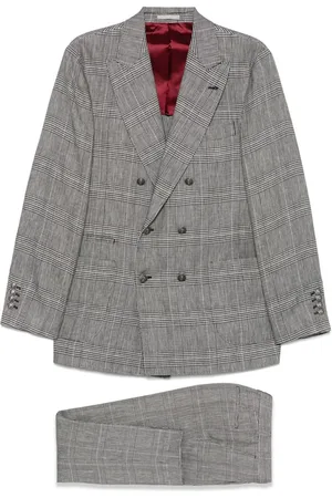 Brunello Cucinelli Price Of Wales Suit