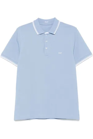 FAY Contrasting Collar Polo