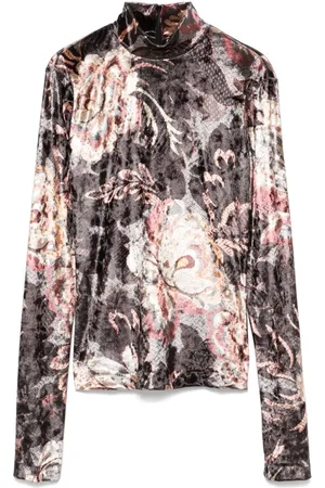 Etro Printed High-Neck Sweater