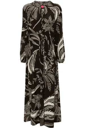 F.R.S For Restless Sleepers Printed Silk Dress