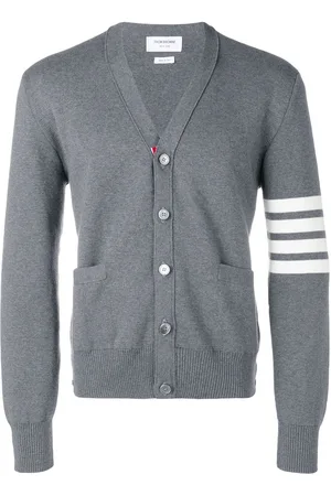 Thom Browne Rwb Cotton Cardigan