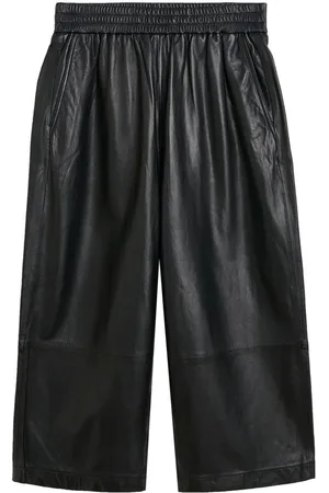 Herskind Eagle Leather Cropped Trousers