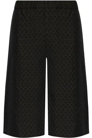 Alexander McQueen Skull Print Bermuda Shorts