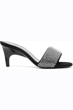 The Attico Rem Strass Embellished Mules