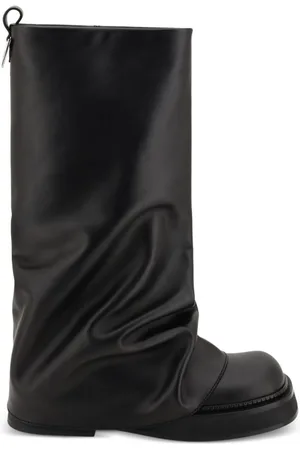 The Attico Robin Leather Combat Boots