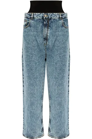 Alaïa Knitted Band Denim Jeans