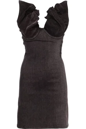 Y / PROJECT Denim Mini Dress
