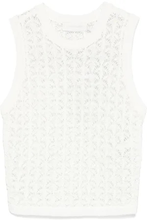 ZIMMERMANN Wylie Cotton Crop Top