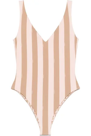 Fendi Striped Swimsuit
