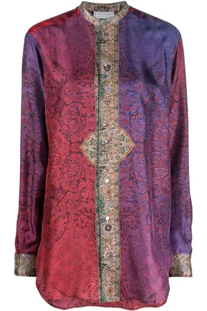 PIERRE-LOUIS MASCIA Printed Silk Shirt