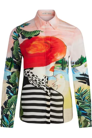 ALICE+OLIVIA Willa Printed Shirt