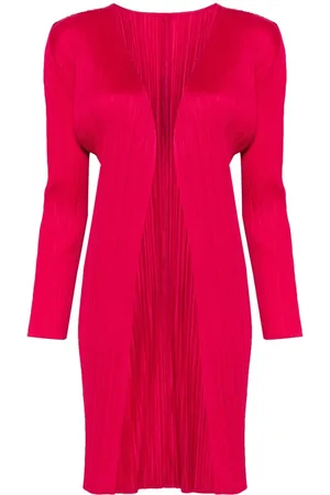 PLEATS PLEASE ISSEY MIYAKE Pleated Midi Cardigan