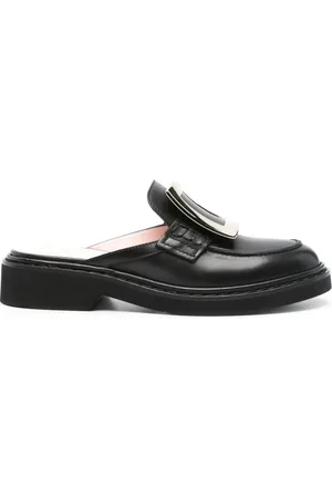 Roger Vivier Viv Rangers Leather Loafers