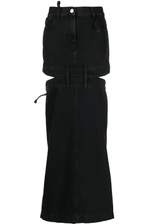 The Attico Denim Skirt