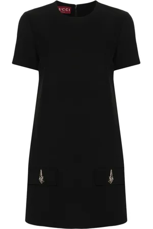 Gucci Wool And Silk Blend Mini Dress