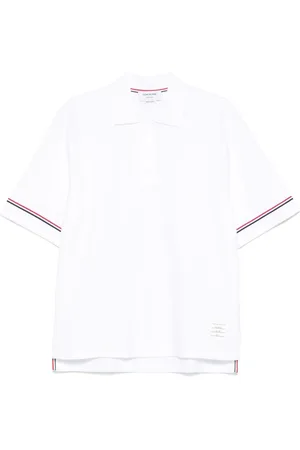 Thom Browne Rwb Cotton Polo Shirt