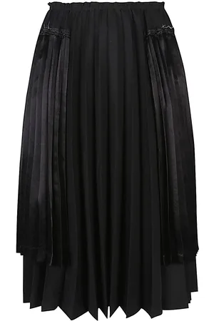 Comme des Garçons Pleated Midi Skirt