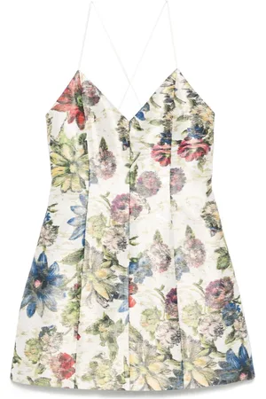 ALICE+OLIVIA Tayla Printed Mini Dress