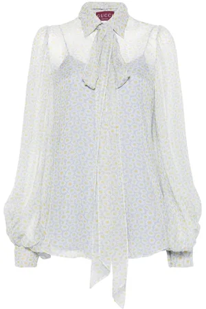 Gucci Chiffon Silk Shirt