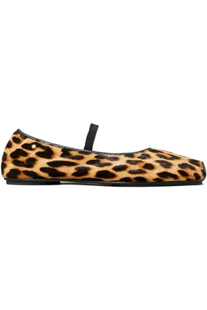 Tory Burch Mary Jane Leopard Print Ballets