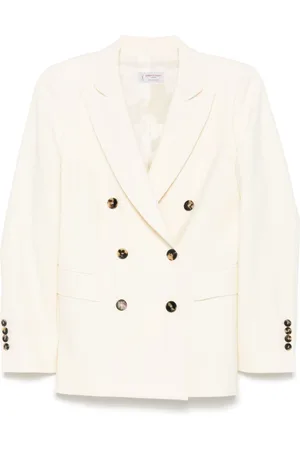ALBERTO BIANI Wool Double-Breasted Jacket
