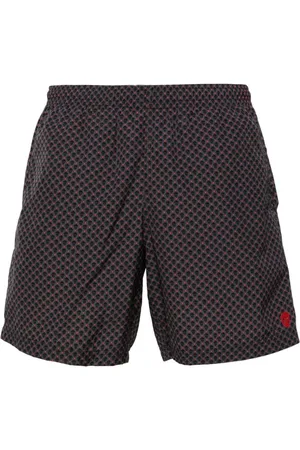 Alexander McQueen Dots Skull Swim Shorts
