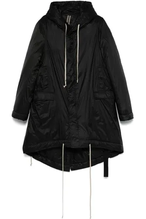 Rick Owens Long Parka With Hood