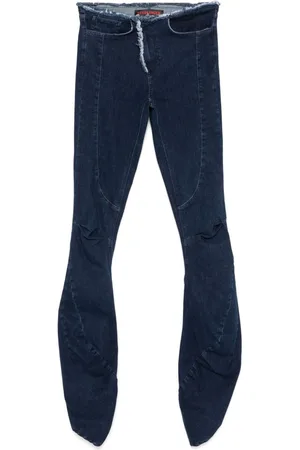OTTOLINGER Frayed-Edge Denim Jeans